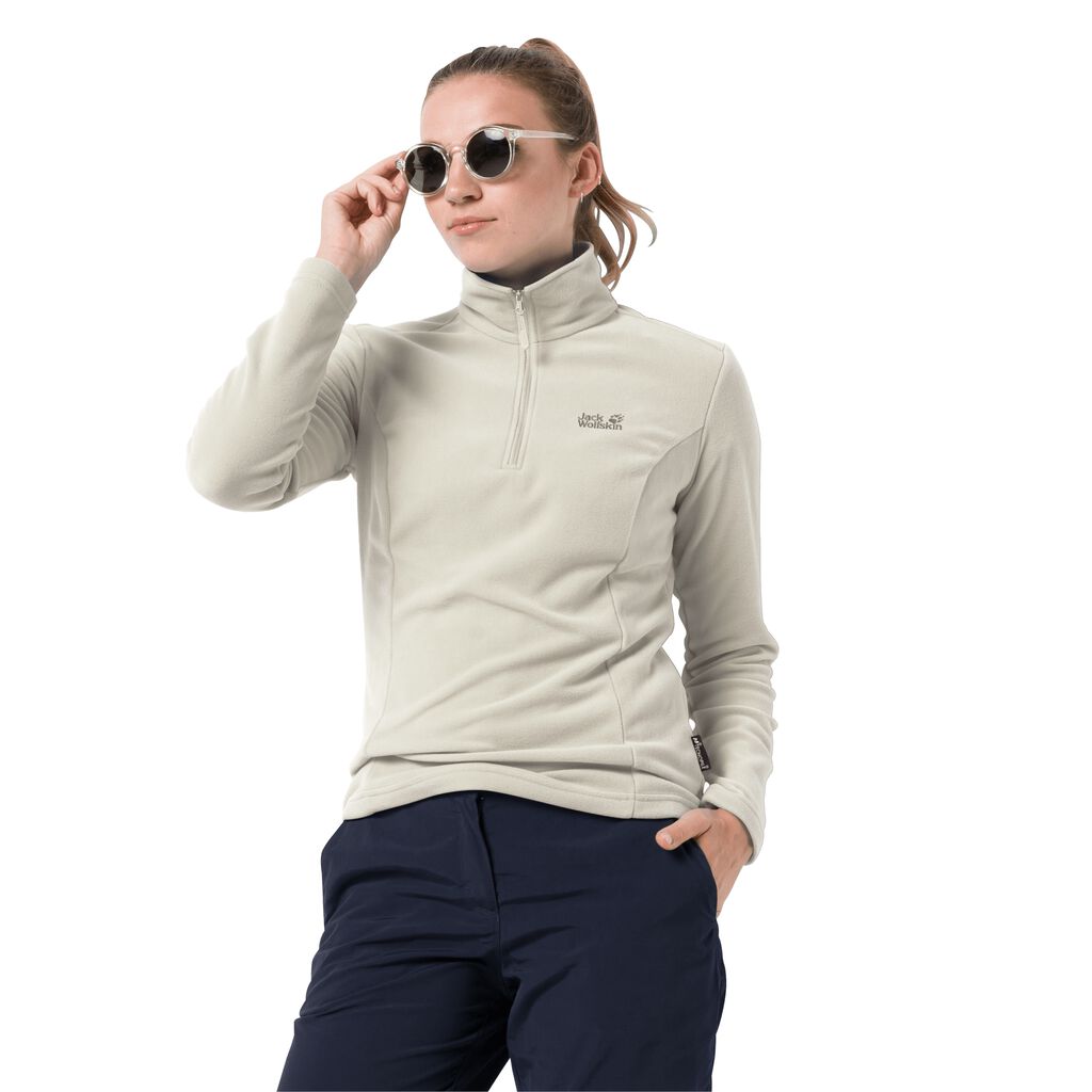 Jack Wolfskin GECKO Haut Femme Blanche - SXKIPEU-53